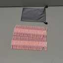 100PCS Baby Shower Clothespins Games Girl Plastic Clothes Pin with Waterproof Bag Mini Pink Pin Bulk 1.37 inch for Party Decorations, DIY Crafts