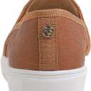 FEVERSOLE Women's Casual Slip On Sneaker Comfort Quilted Loafer Flats, US 8