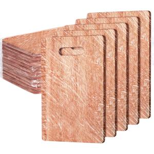 Gerrii 12 Packs Wooden Cutting Boards Set with Handles Engraving Blanks Kitchen Serving Platter Bulk for Vegetables Meat Pizza Cheese (12 x 8 Inch, Acacia Wood)
