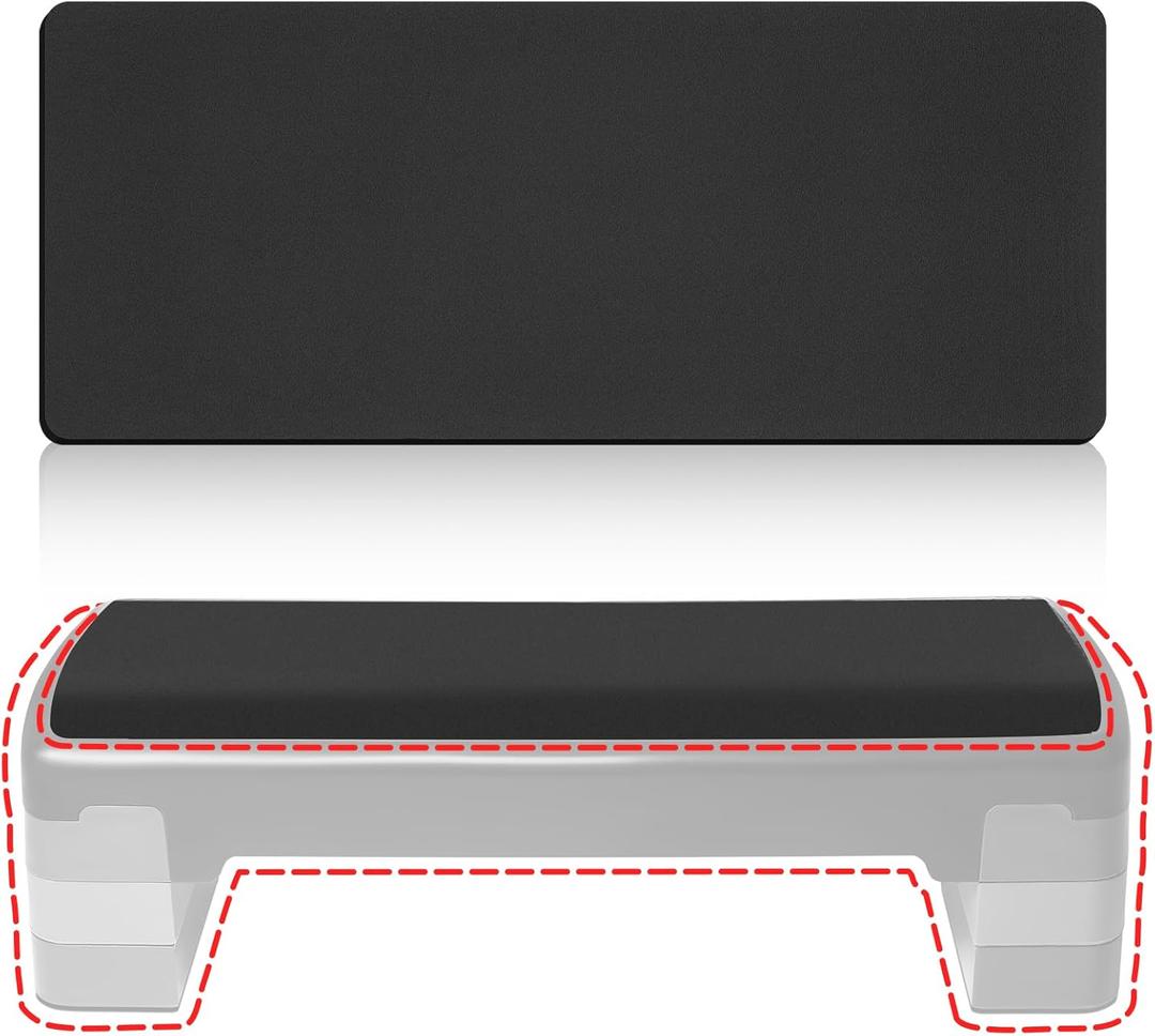 Aerobic Exercise Step Platform Thick Mat (Not Included Step Platform) Turn Your Stepper Step Platform into a Comfortable Weight Bench for Yoga Cushion for Your Knees, Wrist Protection (35 x 13 Inch)
