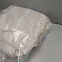 Boho Blackout Curtains 96 Inches Long Beige Linen Blend 2 Panels with Tassels and Cotton Embroidery, Farmhouse Vintage Rustic Rod Pocket Drapes for Living Room or Bedroom