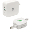 ReTrak - 100W Retractable USB-C Notebook Charger - White