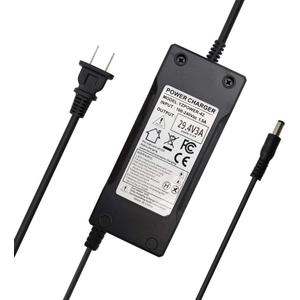 29.4V 3A AC/DC Power Adapter Supply Charger for 24V 7S Lithium Li-ion Battery Pack 5.5x2.1mm DC Plug with 5.5 * 2.5mm tip