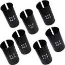 Set of 7 Sizes Bike Seat Post Adapter Shim Seat Post Adapter Bicycle Seat Tube Conversion Sleeve 27.2mm to 28.6/30/30.4/30.8/30.9/31.6/33.9mm 60mm Aluminum Alloy for Road Mountain Bike MTB