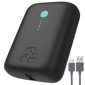 Nimble Champ Lite Portable Charger, 5200mAh Fast Charging Power Bank 15W USB C and A Port with Cable, Travel Essential Battery Pack for iPhone Galaxy Pixel MacBook iPad Kindle Airpod Laptop Tablet, Black