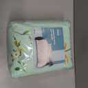 JSD Green Floral Printed Sheet Set King Size, 4 Piece Soft Botanical Microfiber Sheets Extra Deep Pocket