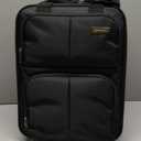Hanke Softside Underseat Carry On Luggage with Wheels,Travel Luggage Rolling Bag Small SuitcaseBlack, Underseater 16-Inch