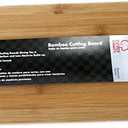 Chef Craft Classic Bamboo Cutting Board, 7.5 x 14 inch, Natural