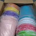 Therwen 24 Pieces Small Metal Buckets Colored Galvanized Bucket Round Metal Pail for Kids Classroom Candy Crafts,Utensils, Vase Party Favor(with Handle,5.71 Inch)