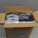 JOLLYVOGUE Queen Comforter Set, Ultra-Soft Bed in a Bag Queen Size 7 Pieces, Oeko-TEX Certified Bedding Set with Down Alternative Comforter, Sheets, Pillowcases & Shams, Black & Light Grey