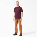 Dickies Men's Big & Tall Heavyweight Crew Neck Short Sleeve Tee Big-Tall (Red, L)