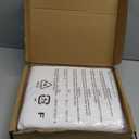 Amazon Basics Lightweight Super Soft, Wrinkle-Free, Easy Care Microfiber 4-Piece Bed Sheet Set with 14-Inch Deep Pockets, Full, Bright White, Solid