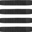 Upgrade Replacement Step Pad for 3" Round Tubes with 5 Holes, 21" Long x 3" Wide, Durable Non-Slip Replacement Step Pad Set of 4 with 24 pins