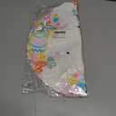 4PCS Easter Placemats,Cute Placemats,Easter Table Runner,15 Inch Round Place Mats,Centerpiece Table Decorations,Embroidered Place Mats for Home Dining Holiday Kitchen Spring Table Decoration