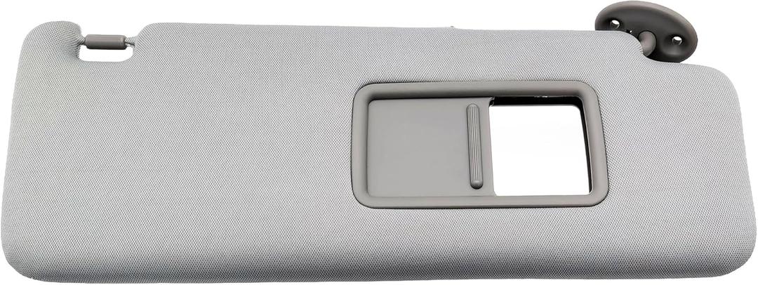Front Right Passenger Side Sun Visor for Toyota 4Runner 2010-2024 74310-35B01-B1 7431035B01B1 with Vanity Light Gray