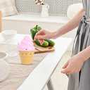 Cabilock Ice Cream Mechanical Kitchen Timer 60-Minute Countdown Clock 4.17X2.59X2.59In Plastic Cooking Timer for Baking Cooking Classroom Use