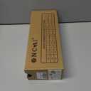 ONCAI Flip Flops for Women, Beach Thong Sandals Womens with Arch Support, Dressy Rhinestone Comfortable Yoga Mat and Non Slip Rubber Soles for Summer US Size 5-11 (8, Black/Khaki)