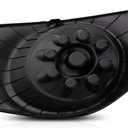 KarParts360 For Hyundai Santa Fe 2010 2011 2012 Fog Light Cover Assembly Passenger Side | Front | Plastic | Textured Black | Replacement For HY1039119 | 615343713786, 865142B700