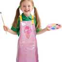 Kids Aprons with Pocket Cooking Baking Kitchen Art Cute Chef Apron for Boys Girls