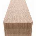 8x30 Carpet Stair Treads Pack of 15 with Stickers for Easy Peeling - Self-Adhesive Peel and Stick Carpet for Stairs - Works with Most Subfloor Types - Beige Stair Treads