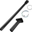 Tube Spare Tire Hoist Shaft Kit Compatible with 1999-2007 Chevy Silverado GMC Sierra 1500 2500 3500 Carrier Replacement for 15182986 15040331 15078834 15769308 with Lock Cover and Rings