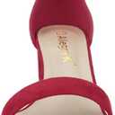 Allegra K Women's Open Toe Block Heel Ankle Strap Sandals