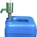 [Eiohuro] Manual Fuel Pool Sump Pump Oil Extractor Tools Stainless Steel Hand Small Portable Water Oil Pumps for Water/Diesel/Wine/Olive Oil/Edible