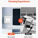 VEVOR Structured Media Enclosure, 14-Inch, Recessed in-Wall Media Box with Cover, Wall-Mount Cable Management Box Kit, Structured Wiring Multi-Media Cabinet, Cold-Rolled Steel, for TV Home Theater