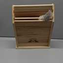 BIGBATBOX Wooden Outdoor Bat House Kit - Clean Your Backyard from Mosquitoes - Proven Design to Attract Bats