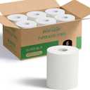 ECOLipak TAD Paper Towels 10 x 800 White, 6 Roll High Capacity