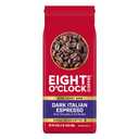 Eight O'Clock Coffee Dark Italian Espresso, Dark Roast Whole Bean 100% Arabica Coffee, Bold & Chocolaty, 30 Ounce (Pack of 1) (EXP 06/24/27)
