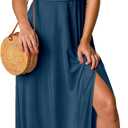 ANRABESS Women Deep V Neck Long Sleeve Slit 2026 Fall Elegant Formal Wedding Guest Cocktail Evening Date Prom Maxi Long Dress (Medium)