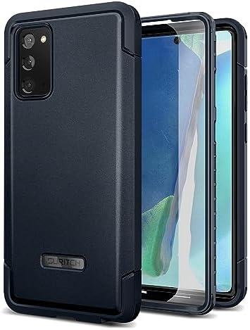 SURITCH for Samsung Galaxy Note 20 Case (Only) 6.7-inch, [2 Front Frames][Built-in Screen Protector] Full Body Protective Rugged Heavy Duty Shockproof Phone Cover -(Navy Blue)