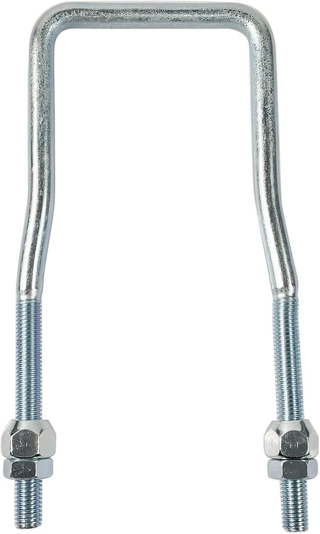 Spare Tire Carrier for Trailer,U-Bolt Zinc Plated Spare Tire Mount Bracket Side Mount 4 or 5 Lug fit Ski Boat, Fishing Boat or Sailboat Trailer
