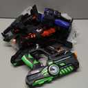 ArmoGear Laser Tag Guns with Vests Set of 4 - Adult Laser Tag Guns, Multiplayer Lazer Tags Set for Kids, Teens, and Adults - Indoor and Outdoor Game for Family Fun - Gift for Boys and Girls, Ages 8+