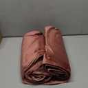 MIULEE Dusty Rose Velvet Curtains Rod Pocket 84 Inches Long 2 Panels, Mauve Dusty Pink Velvet Blackout Curtains for Bedroom Living Room Soft Luxury Darkening Curtains