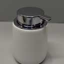 TOOZFO Soap Dispenser Ceramic with EasytoPress Pump Hand Lotion Liquid Dispenser for Shampoo Bathroom Kitchen 12 oz