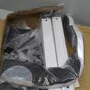 THOOUM Window Well Ladder, Heavy Duty Steel Basement Egress Ladder (6-Rung, 600 Lbs Capacity, White)