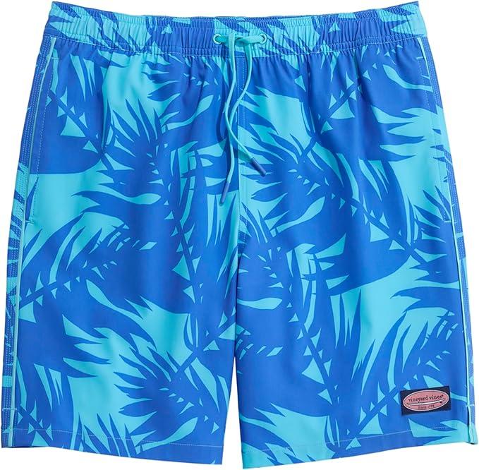 Vineyard Vines Men's 7" Printed Piped Chappy Trunks L