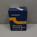 TRAVELISIMO Electric Lunch Box for Adults 100W Heated Lunch Box For Men 1.5L Stainless Steel Portable Food Warmer, 12/24/110V for Travel & Work, Loncheras Electricas Para Calentar almuerzo (Dark Blue)