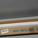 JESLED 36 Inch LED Tube Light, 3FT T8 Hybrid Type A+B, 14W 1600LM 5000K Daylight, Plug & Play or Ballast Bypass, F25T8 Fluorescent Replacement, Clear Cover, 4 Pack, ETL Listed