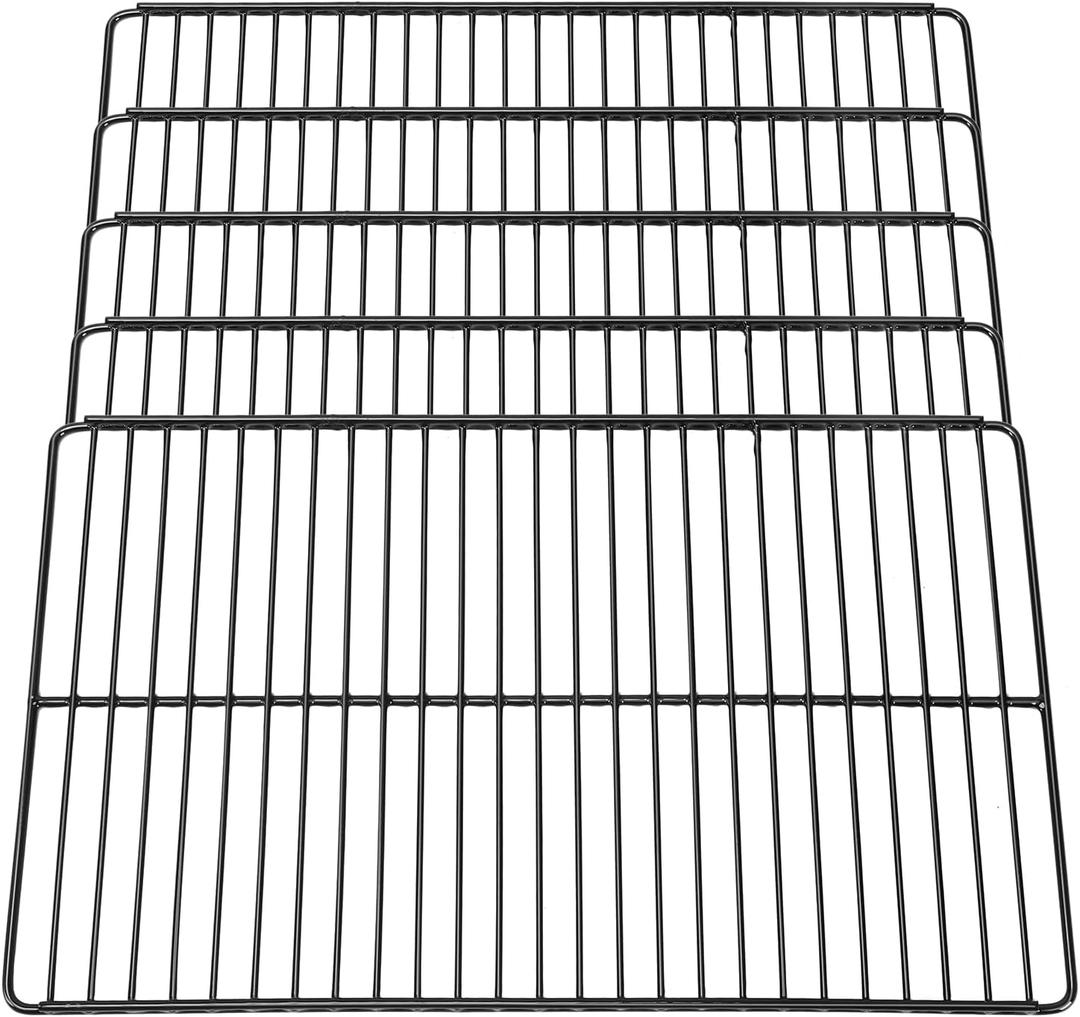 QuliMetal Cooking Grate Replacement for Pit Boss Pro Series 4/ Pit Boss 4-Series Wood Pellet Vertical Smoker PBV4PS1, PBV4PS2, 19.7" x 12" Enamel Coated Grill Grids Smoker Grates, 5 Pack