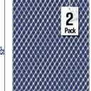 Non-Slip Bed Pads for Incontinence Washable (36" x 52"|2 Pack), Waterproof Bed Pads, Navy Blue Grid, Bed Wetting Pads for Bed, Sofa, Floor, Resuable Underpads for Adults, Seniors, Pet