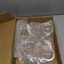 OwnMy 3 Arms Crystal Bowl Tealight Holder Candelabra Candle Holders, Crystal Votive Candle Stand Ornament Tea Light Candlestick Candle Centerpieces for Dining Table Home Decoration Wedding (Silver)