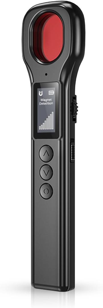 Hidden Camera Detectors, 2026 Anti Spy Camera Finder, GPS Tracker & Bug Detector, Listening Device Detector, 5 Levels Sensitivity 4 Modes for Hotel Rooms, Travel, Office, Car(Black)