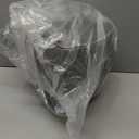 Bathroom Accessory Set 6 Piece Bathroom Accessories Set with Toothbrush Holder & Cup, Soap Dispenser& Dish, Toilet Brush Holder, Trash Can Plastic Gift Set for Bathroom Decorative Countertop (Gray)