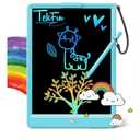 TEKFUN LCD Writing Tablet for Kids, 10-inch Coloring Drawing Pad, Mess Free Doodle Board, Easter Gifts for Boys and Toddlers, Toys for 3 4 5 6 7 8 Year Old Girls(Blue)
