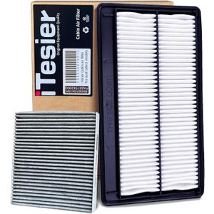 Engine Cabin Air Filter Kit for Pilot (2023 2024 2025 2026), MDX 3.5L Only (2022-2026), Passport (2026), Replaces 17220-61A-A00, 80292-TF0-G01, SA50144 (Only for 3.5L)