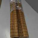 LazBlinds Cordless Bamboo Roman Shades, Privacy Blinds for Interior Windows, Room Darkening Roll Up Bamboo Blinds for Home & Patio, 24.5" W x 64" H, Highfield Teak