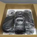 MERACH Under Desk Elliptical Machine, Leg Exerciser While Sitting for Seniors with Remote Control & 12-Speeds, Quiet Portable Electric Seated Pedal Exerciser Machine for Home Office (Classic)